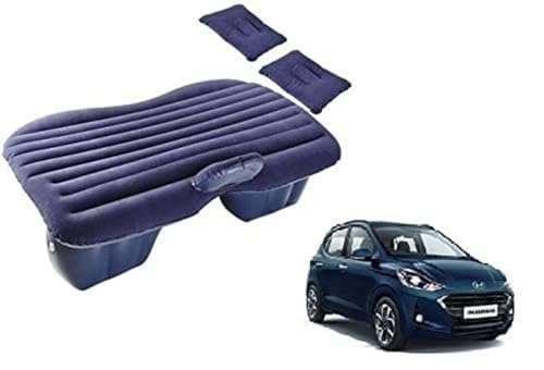 Premium Car Inflatable Bed with Pump & 2 Air Pillow|Quick Inflatable Back Seat Bed|Car Inflatable Mattress|Car Bed Mattress|Car Bed For Kids,Travel,Trips,Camping,Picnic,Pool &Beach|Universal Fit|Grey/