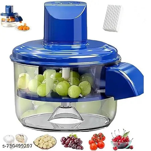 Multifunctional Automatic Fruit & Vegetable Peeler Machine, Electric Peeling and Slicing Kitchen Tool, Time Saving Vegetable Peeler Appliance for Potato, Apple, Pear, One-Touch Operation 1pc
